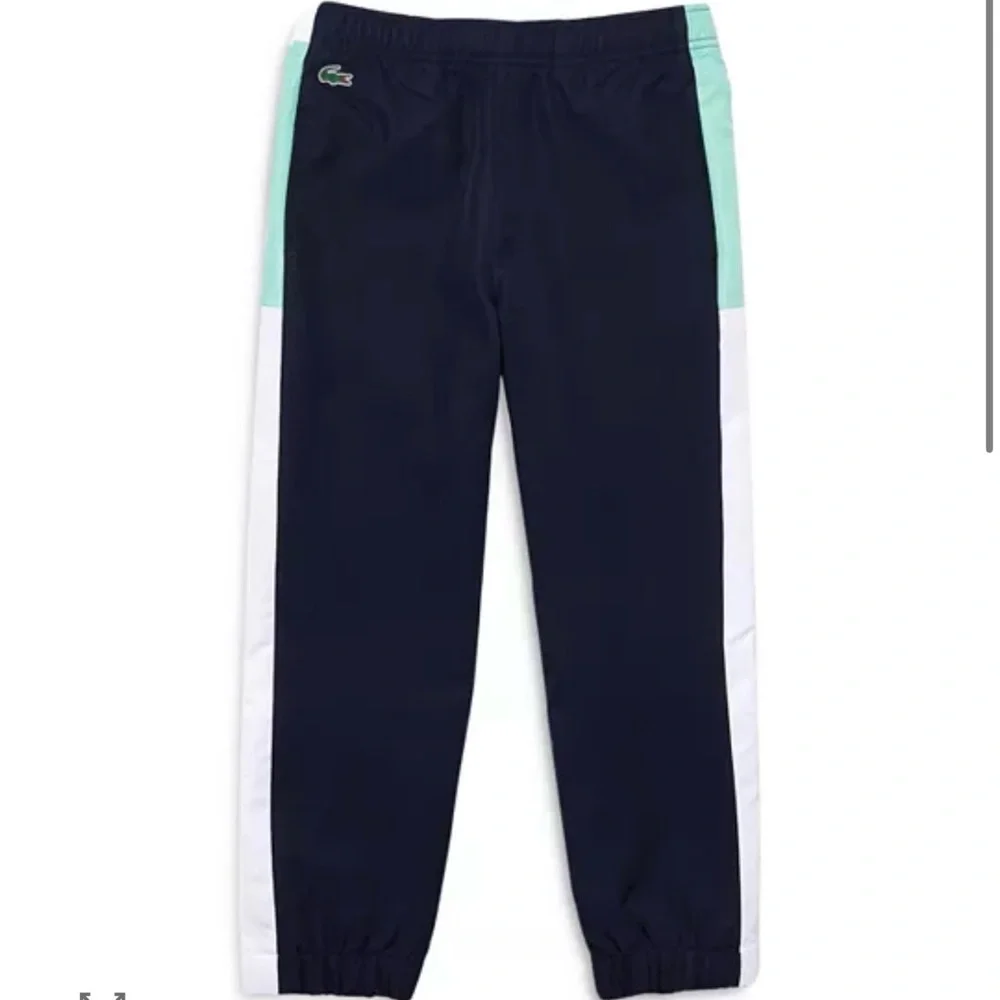 Lacoste Navy, Mint & White Colorblock Track Jacket and Pants
